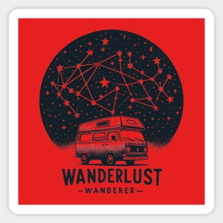 Wanderlust Camper Sticker